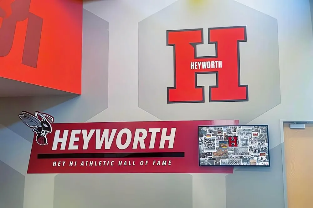 Heyworth Installation - Wall of Fame Installation